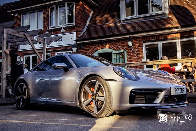 Porsches at Rivos Hub Sandford - ColinHillPhotography.uk