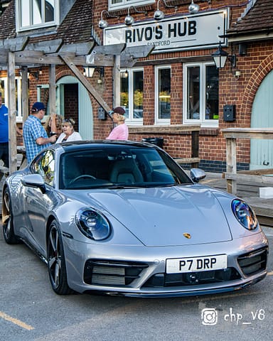 Porsches at Rivos Hub Sandford - ColinHillPhotography.uk