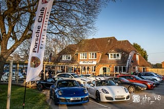 Porsches at Rivos Hub Sandford - ColinHillPhotography.uk
