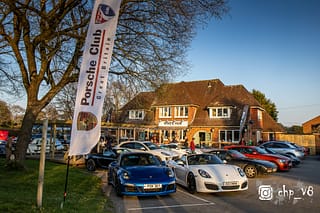 Porsches at Rivos Hub Sandford - ColinHillPhotography.uk