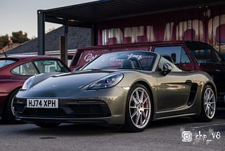 Porsches at Rivos Hub Sandford - ColinHillPhotography.uk