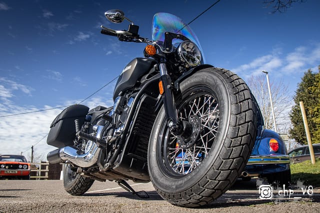 Indian Bike at Rivos Hub : © Colin Hill Photography