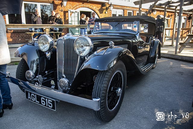 Classic Cars at Rivos Hub Sandford - ColinHillPhotography.uk