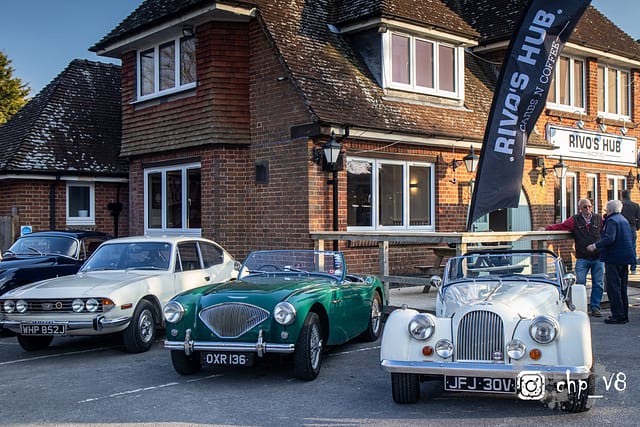 Classic Cars at Rivos Hub Sandford - ColinHillPhotography.uk