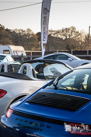 Porsches at Rivos Hub Sandford - ColinHillPhotography.uk