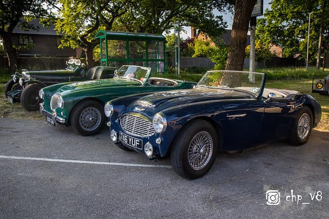 Classic Car Meet at Rivos Hub Sandford - ColinHillPhotography.uk