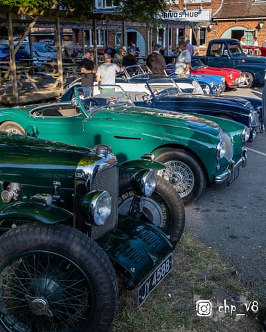 Classic Car Meet at Rivos Hub Sandford - ColinHillPhotography.uk