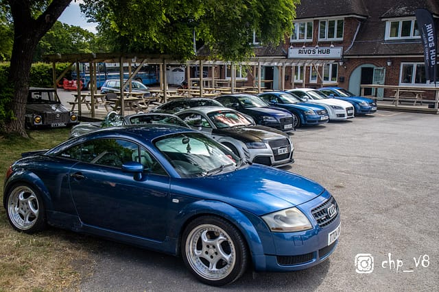 Audi TT Addicts meet at Rivos Hub Sandford - ColinHillPhotography.uk