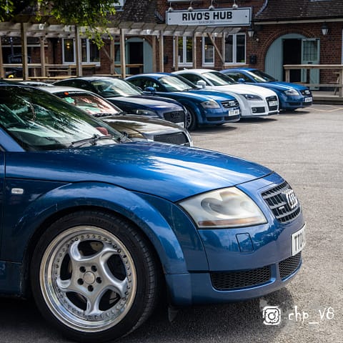 Audi TT Addicts meet at Rivos Hub Sandford - ColinHillPhotography.uk