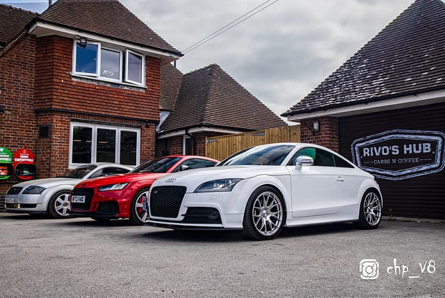 Audi TT Addicts meet at Rivos Hub Sandford - ColinHillPhotography.uk