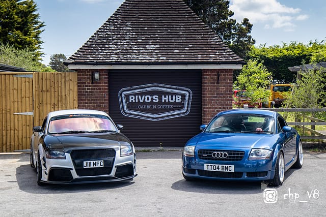 Audi TT Addicts meet at Rivos Hub Sandford - ColinHillPhotography.uk