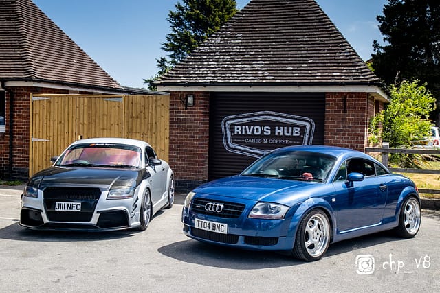 Audi TT Addicts meet at Rivos Hub Sandford - ColinHillPhotography.uk
