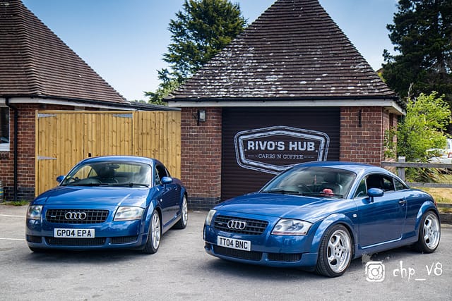 Audi TT Addicts meet at Rivos Hub Sandford - ColinHillPhotography.uk