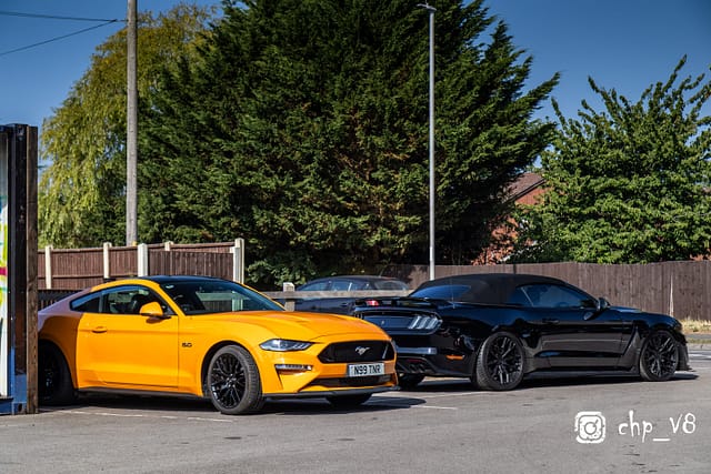 Mustang Breakfast Meet at Rivos Hub - colinhillphotography.uk