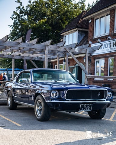 Mustang Breakfast Meet at Rivos Hub - colinhillphotography.uk